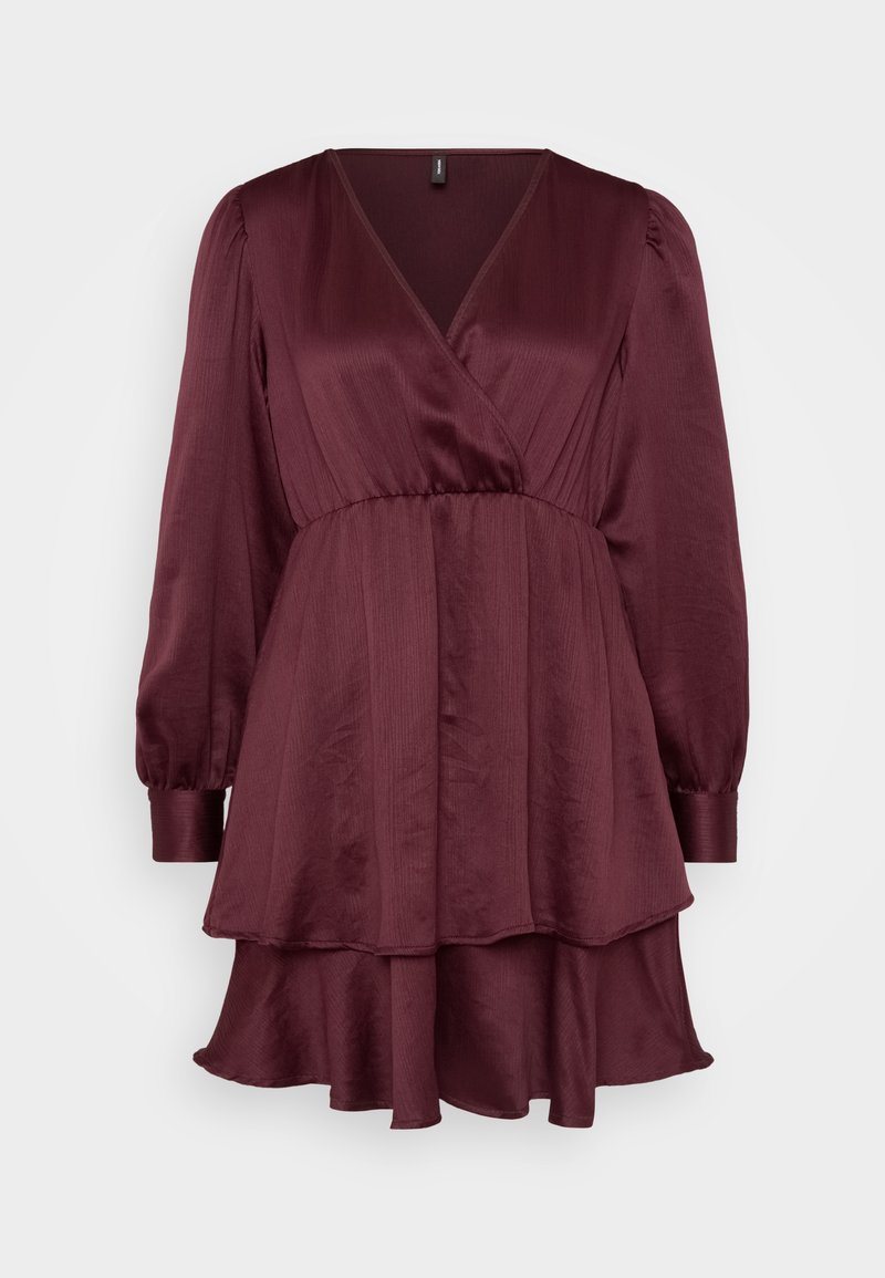 Vero Moda Petite Jurk bordeauxrood Vero Moda Petite Jurk bordeauxrood