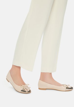 Jenny FLATS - Bailarinas - beige  gold