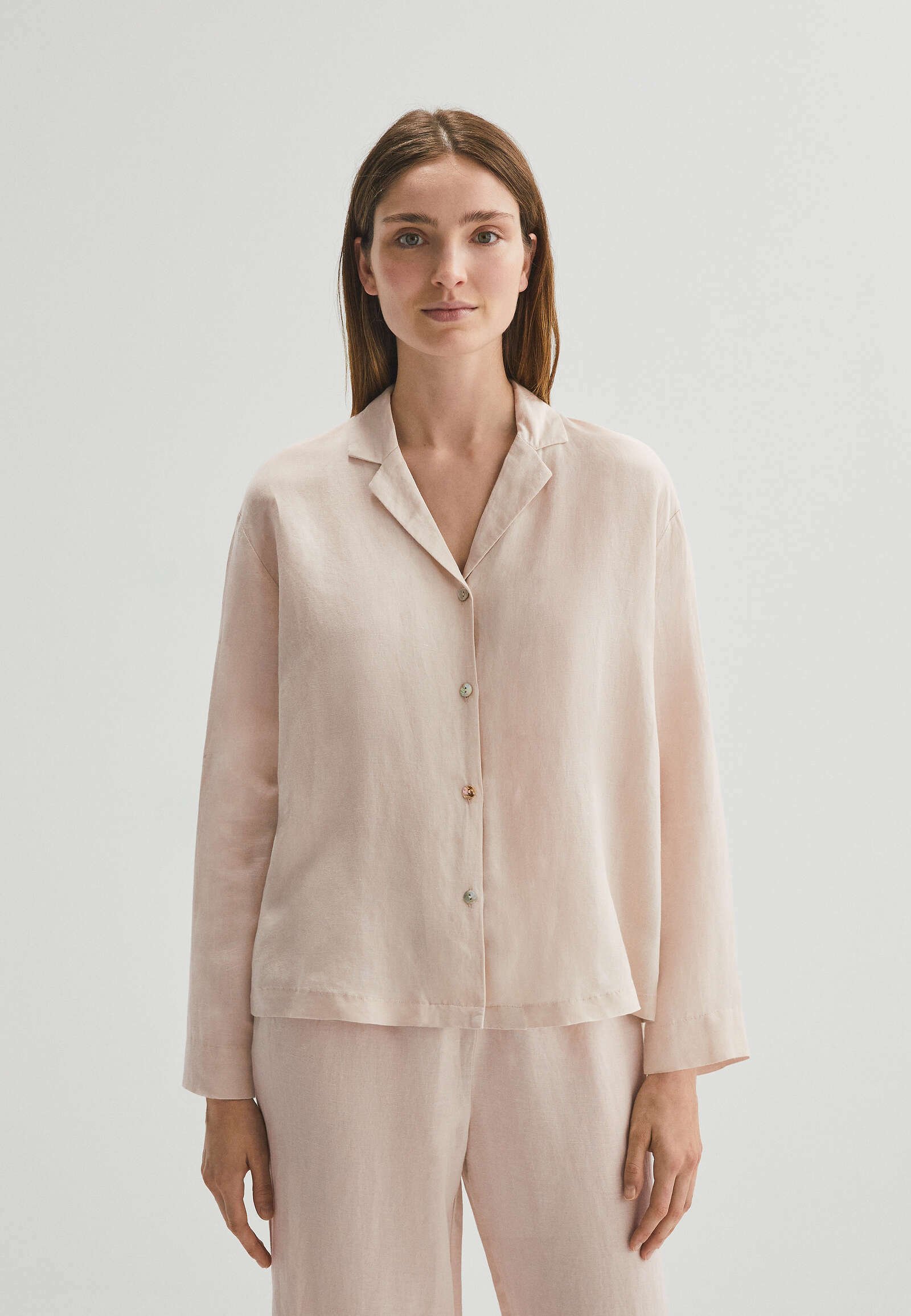 OYSHO LONG SLEEVED - Maglia del pigiama - beige - Zalando