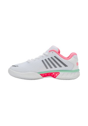 HYPERCOURT EXPRESS - Clay court tennis shoes - white/neon pastel pink/black