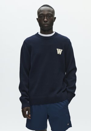 TAY - Striktrøje - dark navy