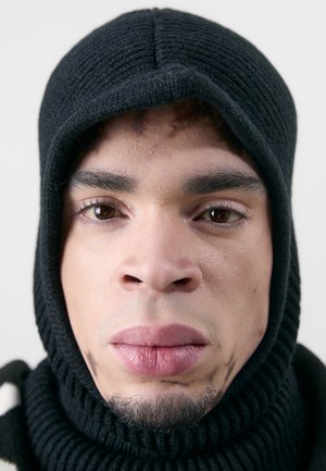 BALACLAVA UNISEX - Megzta kepurė - black