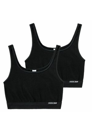 Speidel OHNE CUP WEICHBUND 2ER PACK - Bustier - schwarz