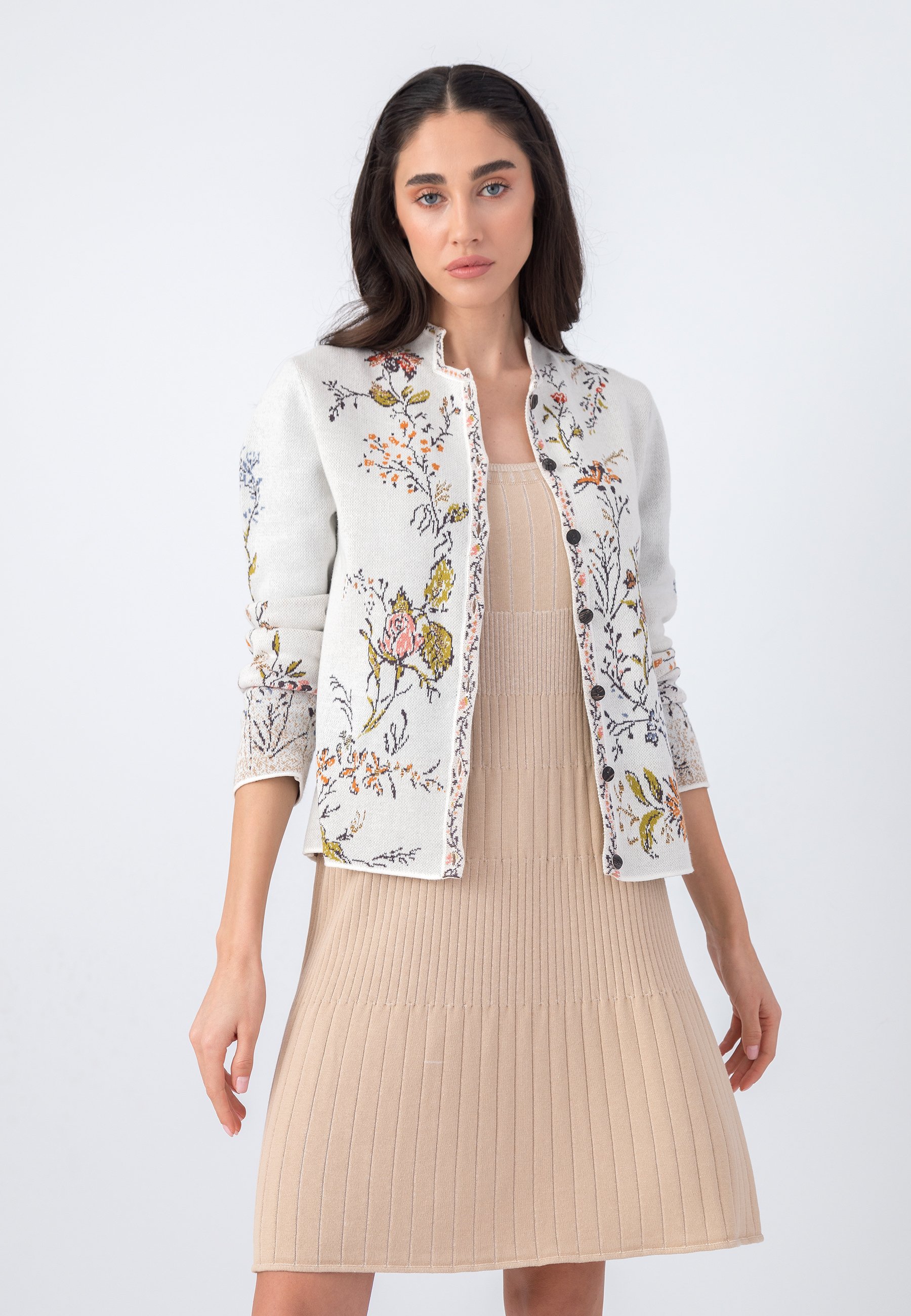 Écharpe IVKO En Laine Et Viscose, Motif Fleurs Rouge - Taille XXL, Neuve Avec étiquettes