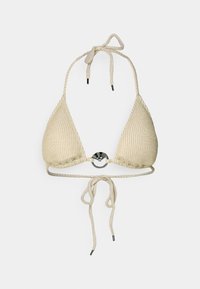 KARL LAGERFELD DNA TRIANGLE - Bikinitop - beige/gold-coloured