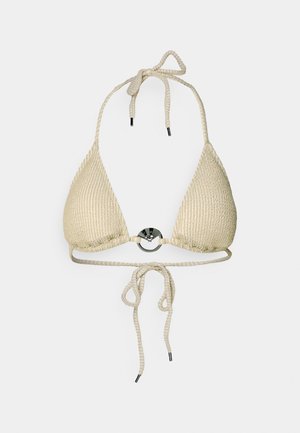 KARL LAGERFELD DNA TRIANGLE - Bikini felső - beige/gold-coloured