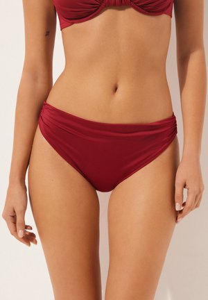 Calzedonia SHINY SATIN - Bikinibukser - red