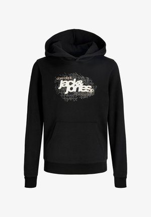 Pulover s kapuco - black