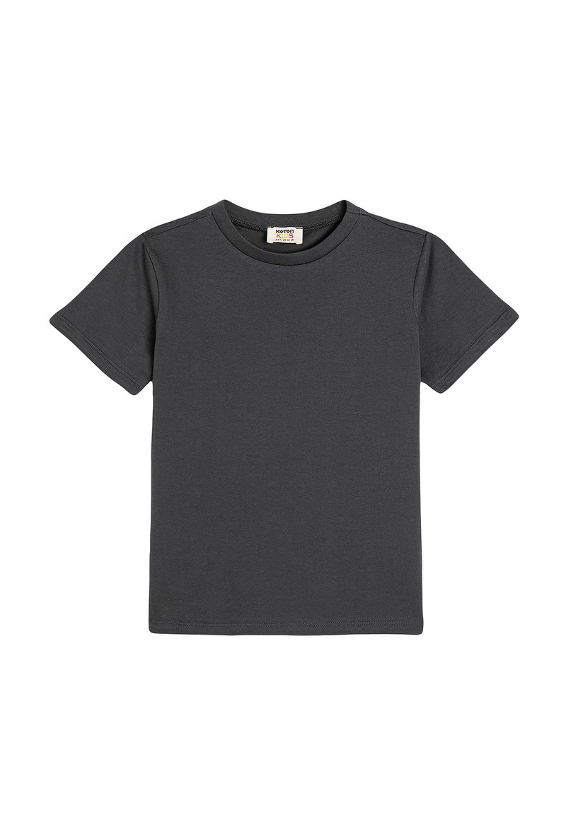 Koton CREW NECK SHORT SLEEVE   - Camiseta básica - anthracite