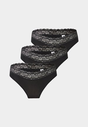 LOGO 3 PACK - Nohavičky/Slipy - black