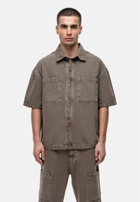 OVERTAU GDP - Veste en jean - taupe