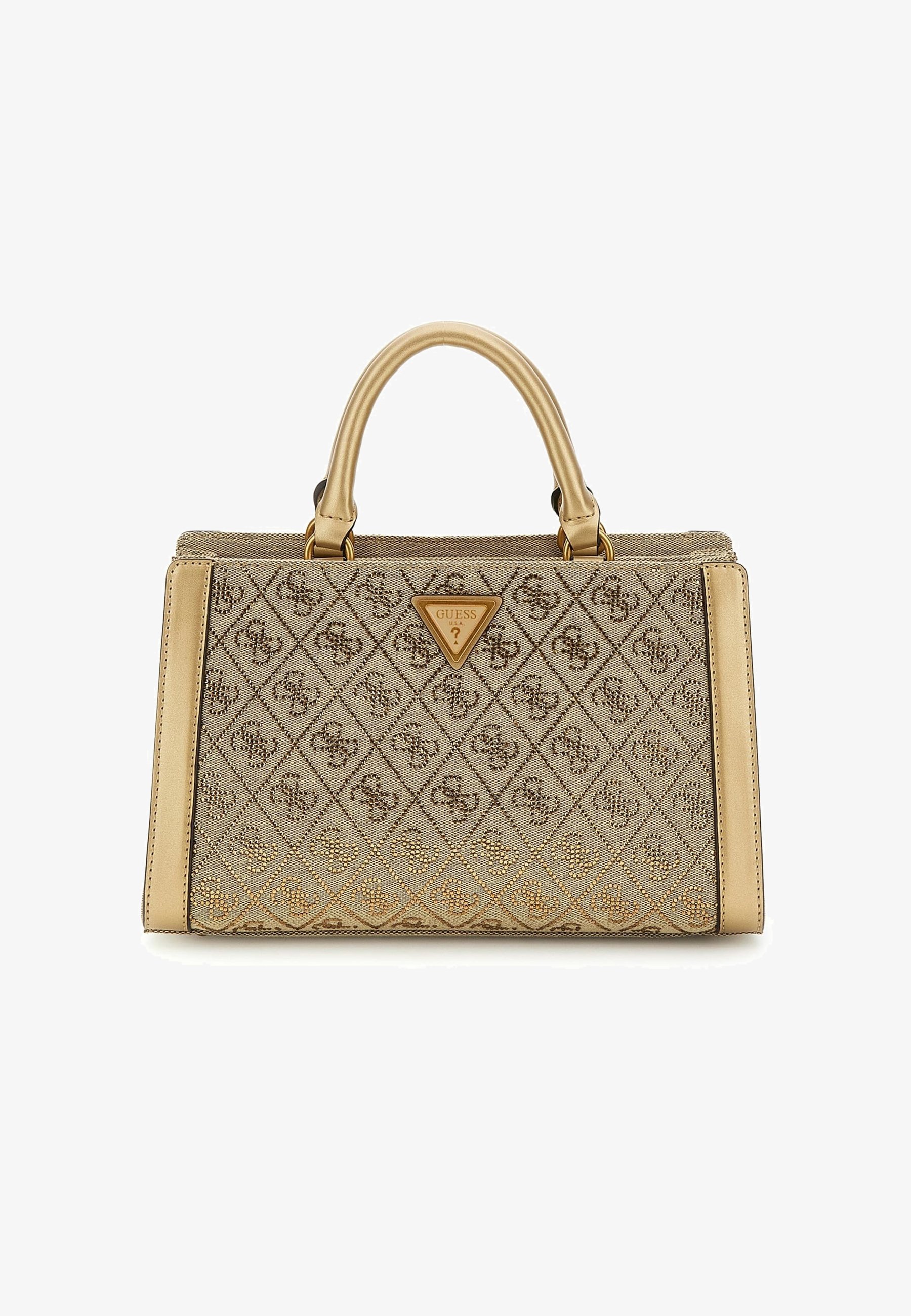 Guess DILI 4G-LOGO STRASS Handtasche beige - Main Image