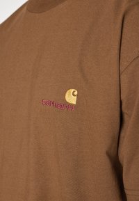 Carhartt WIP AMERICAN SCRIPT - T-shirts basic - lumber
