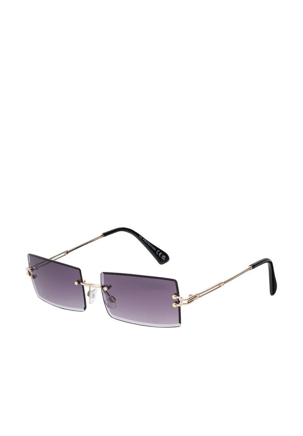 MODERNE UNISEX RECHTECKIG - Sonnenbrille - lila weiß