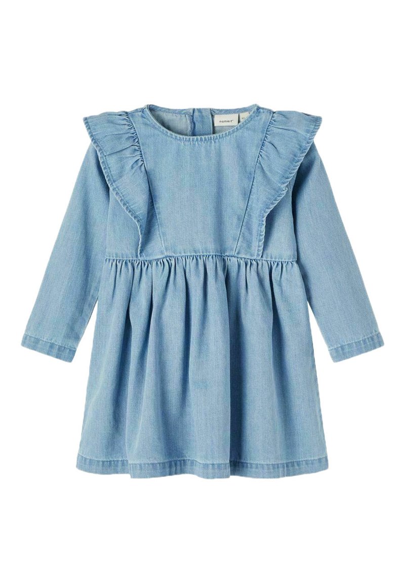 Kinder Freizeitkleider | Name it Jeanskleid light blue denim/blue denim - FA15175 Kinder Freizeitkleider | Name it Jeanskleid light blue denim/blue denim - FA15175