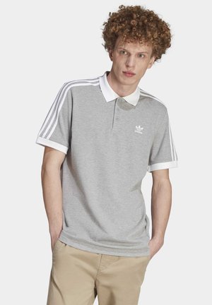 ADICOLOR CLASSICS 3-STRIPES - Poloskjorter - medium grey heather