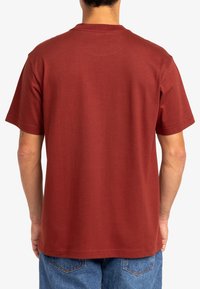 RVCA AMERICANA POCKET T - T-shirt basic - bordeaux