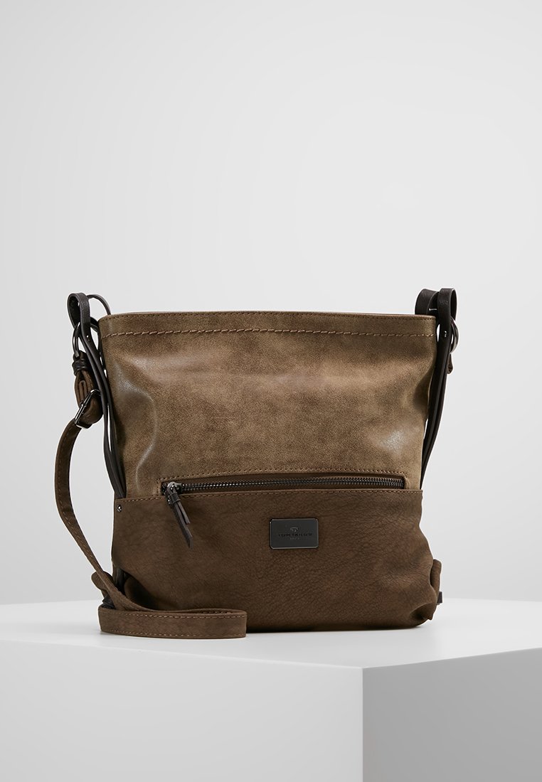 TOM TAILOR ELIN CROSS BAG Skulderveske taupe Zalando.no TOM TAILOR ELIN Skulderveske beige Zalando.no