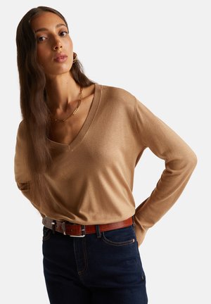 Strickpullover - beige