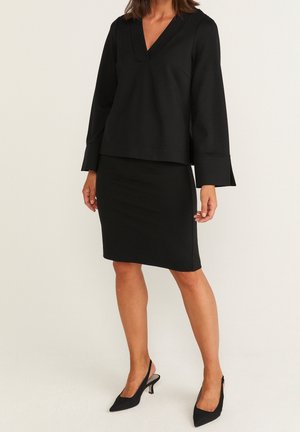 Langarmshirt - black