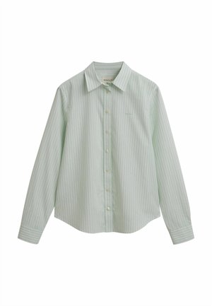 GANT REG CLASSIC STRIPED - Button-down blouse - faded mint