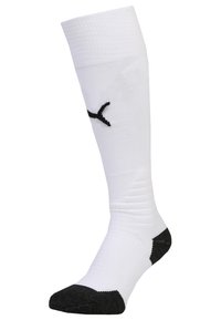 TEAM LIGA SOCKS UNISEX - Dokoljenke - puma white/puma black