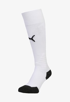 TEAM LIGA - Knee high socks - puma white/puma black