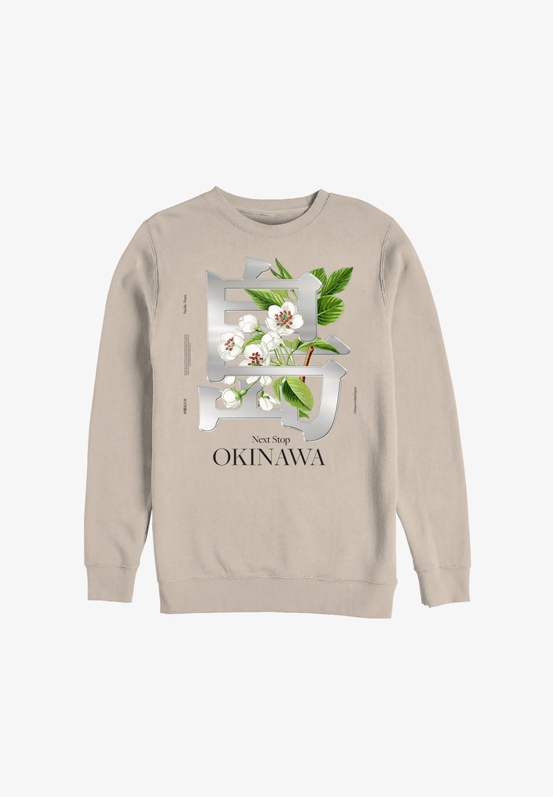 Henry Tiger NEXT STOP OKINAWA - Sweatshirt - natural