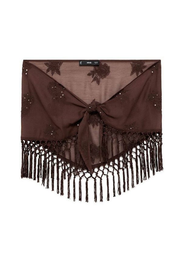 EMBROIDERED WITH FRINGE - Mini skirt3