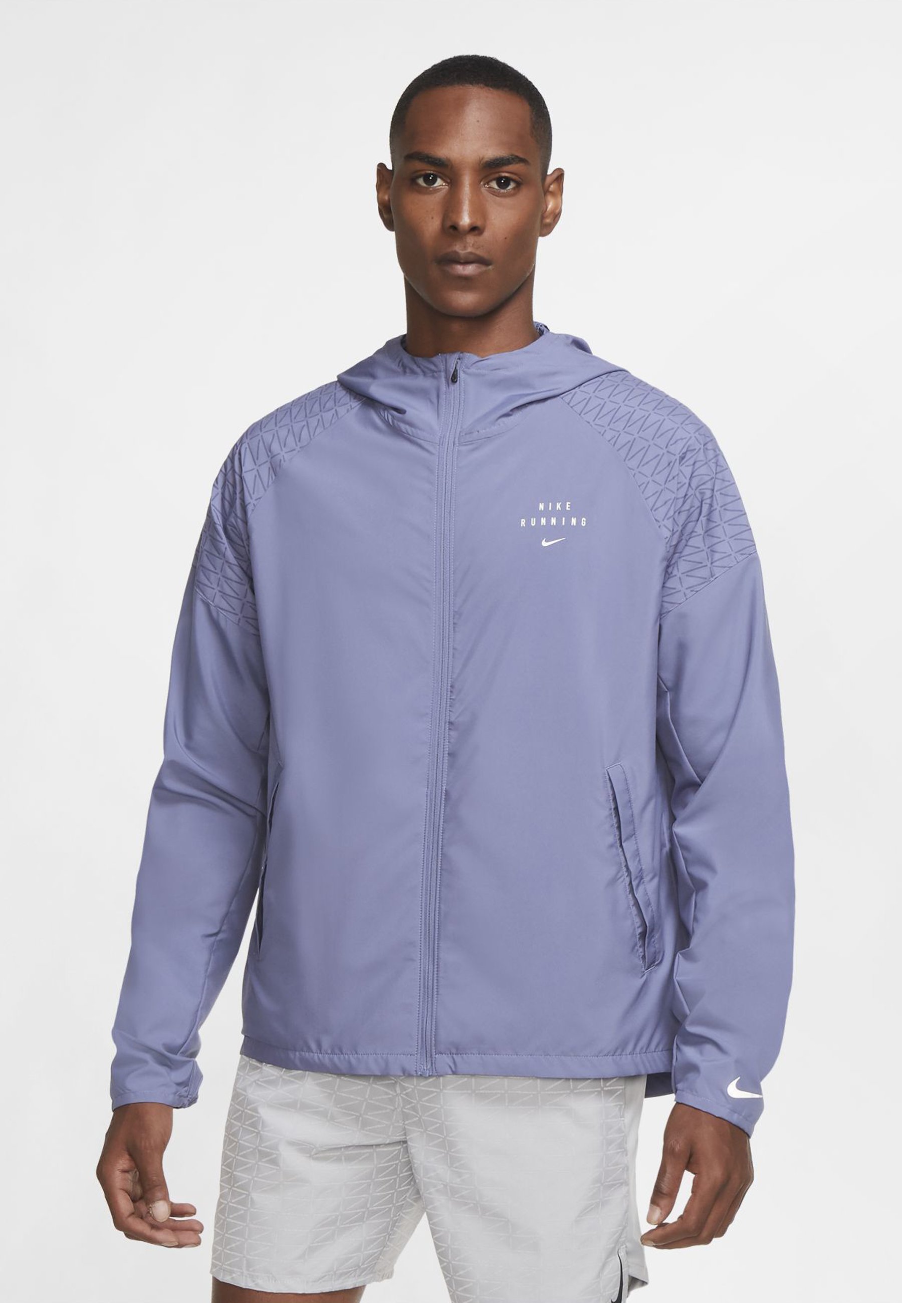 nike laufjacke blau