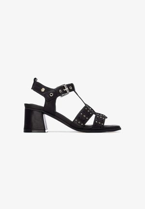 Carmela, SANDALIA DE MUJER CON TACÓN - Sandalias - black