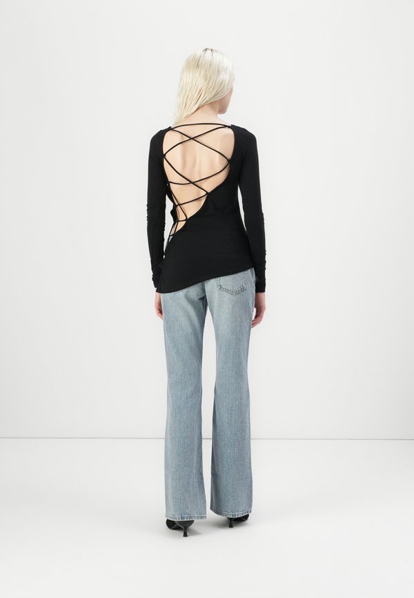 ASYMMETRIC LONG-SLEEVED CROSS BACK - Long sleeved top4