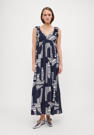 VMJOSIE ANKLE FRILL DRESS  - Robe longue - navy/mia