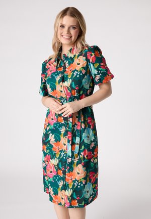 Shirt dress - multi-coloured