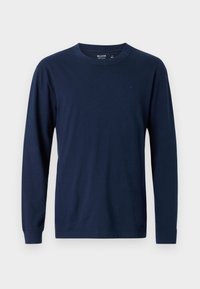 Long-Sleeve Cotton Crew T-Shirt - Longsleeve - dark blue