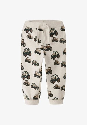 Name it, SWEATPANTS REGULAR FIT - Tracksuit bottoms - peyote melange