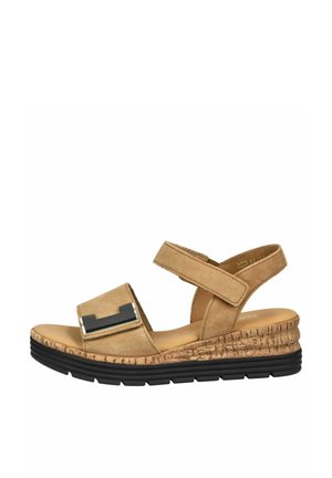 Sandales à plateforme - sattel (schw+gold) 35