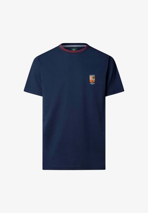 Hackett London, HACKETT LONDON PRINT T-SHIRT HERITAGE LRC CREST TEE - T-shirt basic - old navy