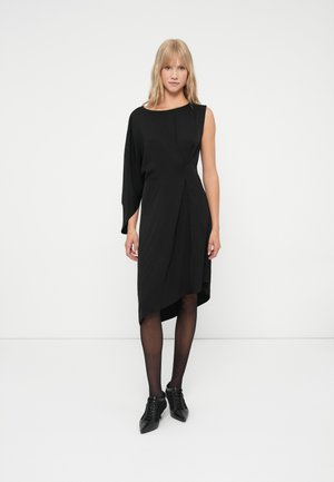 SLFLAURINA REGULAR ONE SHOULDER DRESS - Proginė apranga - black
