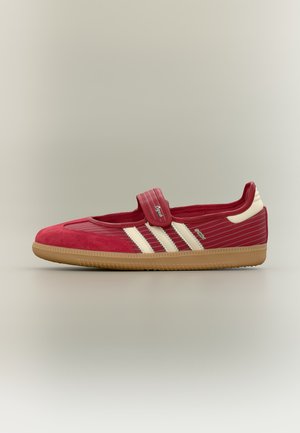adidas Originals SAMBA JANE - Μπαλαρίνες με λουράκι στον αστράγαλο - team victory red/cream white