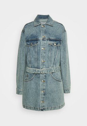 GLACIA - Jeanskleid - snow blue