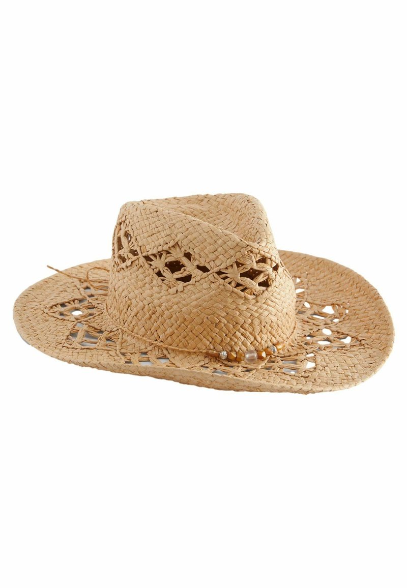 Cappello Stetson In Cotone Cerato Per Donna - Falda Larga 6.5 Cm, Pieghevole, Protezione UV40+