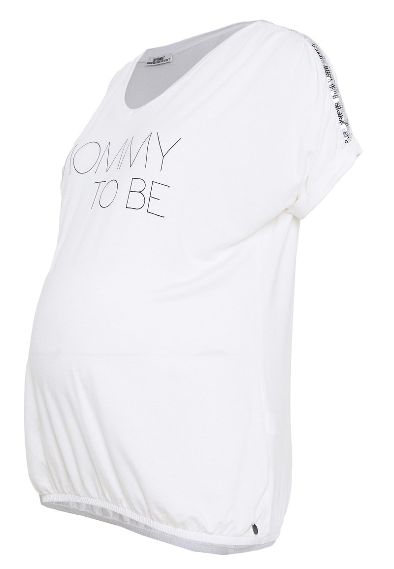 love2wait T-shirt print wit