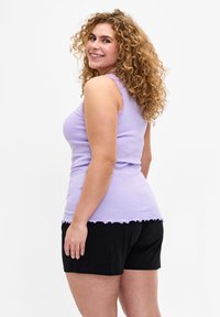 Zizzi 2-PACK WITH TRIM - Topp - lavender black