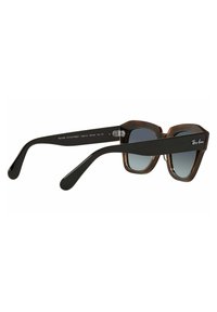 Ray-Ban STATE STREET - Occhiali da sole - nero su marrone trasparente