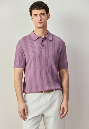 REGULAR FIT RICH STRIPE - Pólóing - purple