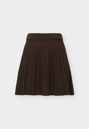 YAS, YASELENA PLEATED NOOS - Minijupe - coffee bean/melange