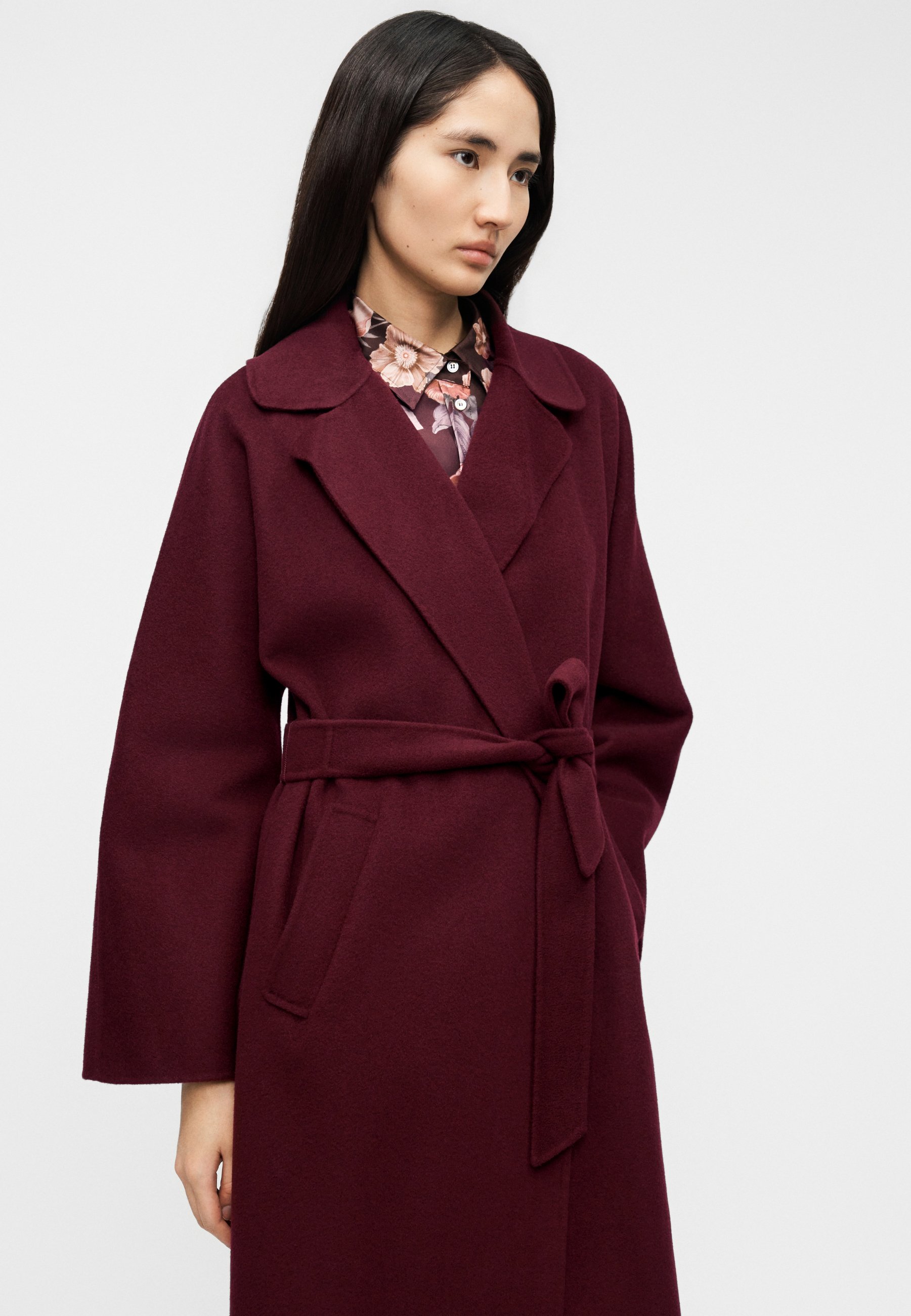 MAX MARA Max&Co ツイードコート ボルドー マックスマーラ カテゴリー