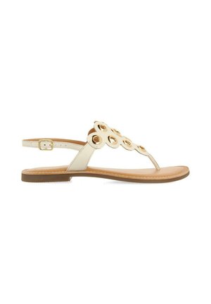 Gioseppo GRIEGAS OLLADOS DUNBAR - Sandalias de dedo - blanco