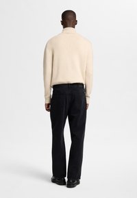 Selected Homme Löst sittande jeans - black denim